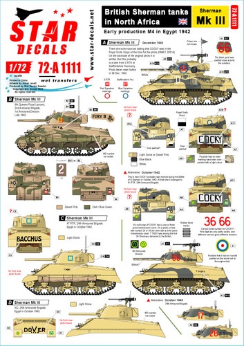 Star decals a1111 - star, 1:72