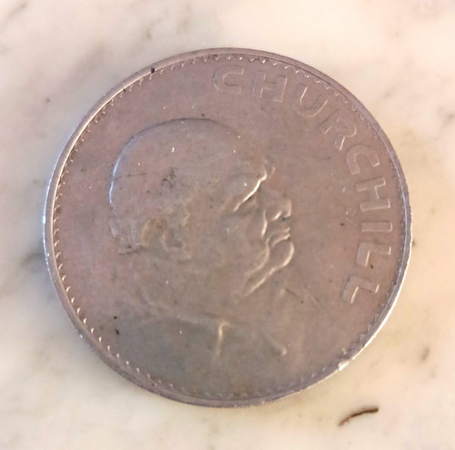 1965 elizabeth crown coin - elizabeth, ii