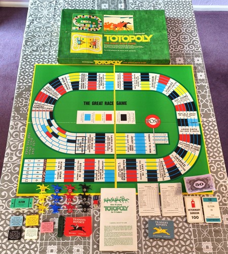 Totopoly board game - board,