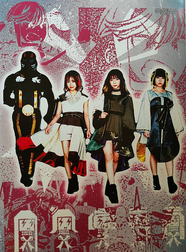 Babymetal magazine poster - a4,