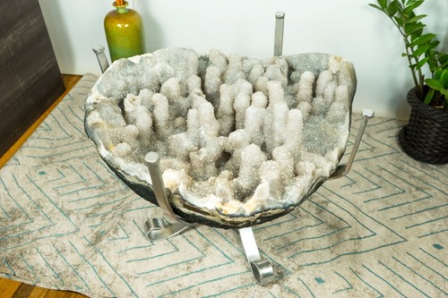 Rare stalactite amethyst geode - rare,