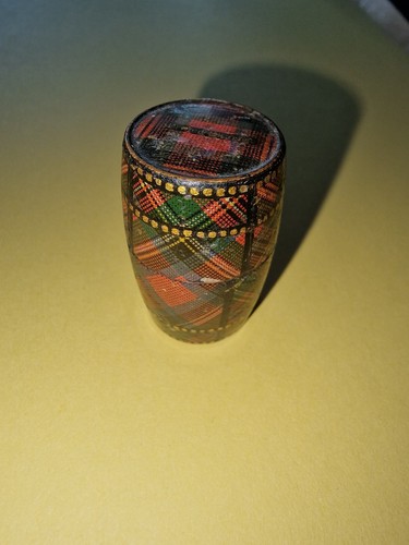 Antique mauchline tartanware - mauchline,