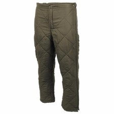 Austrian army surplus thermal cold weather quilted trousers liner G1