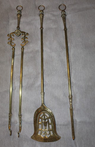 Brass fire companion set - fire,