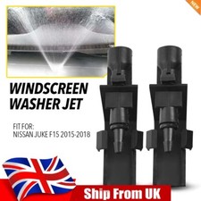 2x BLACK FRONT WINDSCREEN