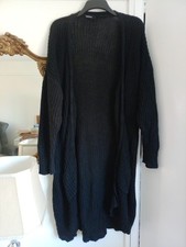 Boohoo Black Soft Cardigan