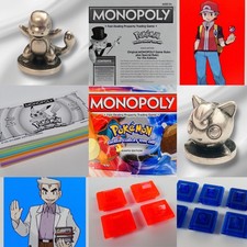Monopoly Pokemon Kanto Edition 2015 Hasbro - Individual Replacement Spare Parts