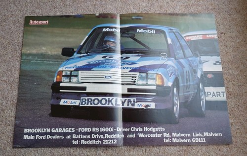 Ford escort rs1600i poster - rs1600i,
