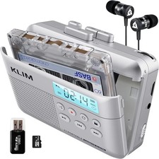 KLIM K7 Cassette Tape Player - Cassette to MP3 Converter - Portable Player - Tap