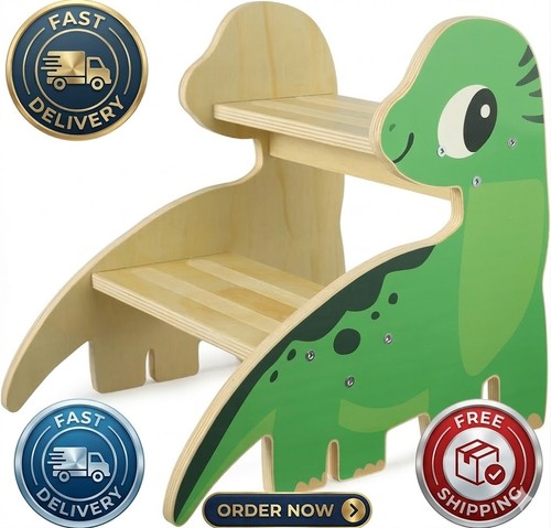 Toddler step stool wooden - step,