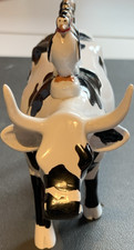 Ceramic Cow Figurine Glossy