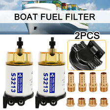 2X Outboard Fuel Filter Boat