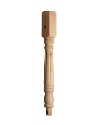 Staircase newel post - post, fluted