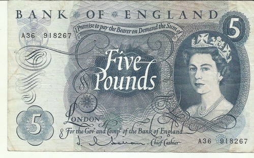 Great britain 5 - 5, pounds