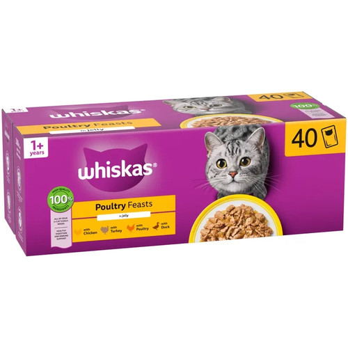 Whiskas poultry feasts mega - whiskas,