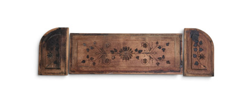 Antique carved wood wall - antique,