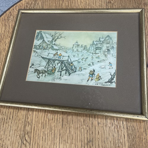 Anton pieck vintage framed - pieck,