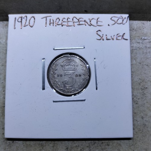 1920 threepence king - -,