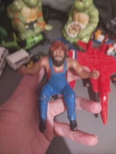 4" WWF WWE HILLBILLY JIM LJN THUMB WRESTLERS WRESTLING FIGURE TITAN SPORTS 1985