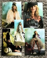 Vintage UK Vogue Magazine Fashion Editorial Feature Kate Moss by Mario Testino