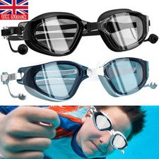 Men Women HD Swimming Goggles Wide View Anti-fog Snorkel Scuba Pool Swim Glasses