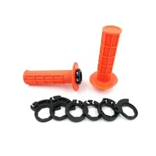 KTM orange lock on grips to