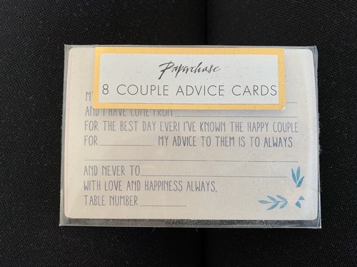 Paperchase couples advice - paperchase,