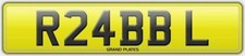 Number plate R24 BBL