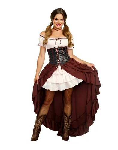 Saloon girl cowgirl - girl,