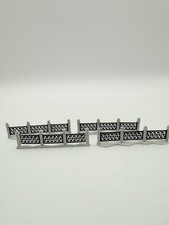Dept 56 Heritage “Village Wrought Iron Fence” Enameled Metal 4 Pieces #5999-4