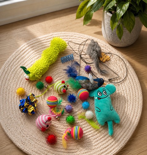 Bundle cat toys - of,