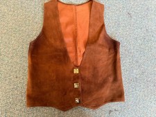 : Vintage Real Suede Waistcoat