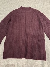 COS Maroon Wool Blend Jumper M