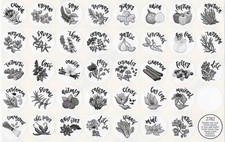 Herbs & Spices Round Stickers