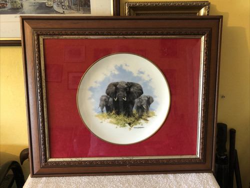 Framed david shepherd wedgwood - framed,