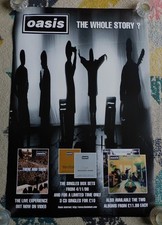 Oasis- The Whole Story? -Original Rare 1996 Promo Poster 30 x 20 inch Unused Ex