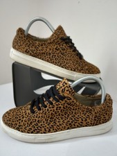 Joules Women’s Solena Luxe Pumps In Ocelot Print Size 5, Animal Print Trainers