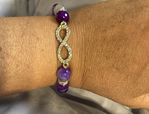 Purple infinity stretch - purple,