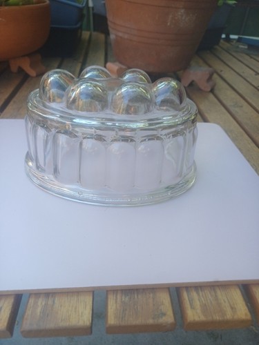 Traditional glass jelly mould - traditional,