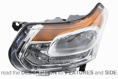 Lhd headlight citroen - lhd, c3