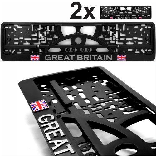 Black number plate - number,