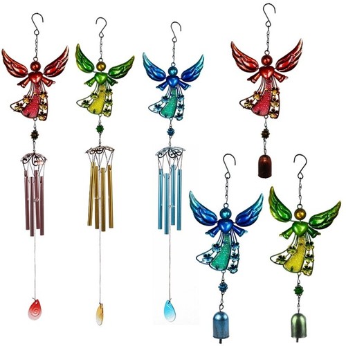 Metal angel wind chimes - wind,