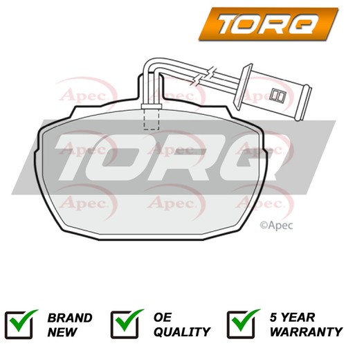 Brake pads set front - set, fits