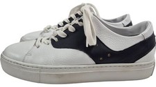 Reiss Trainers Leather Navy