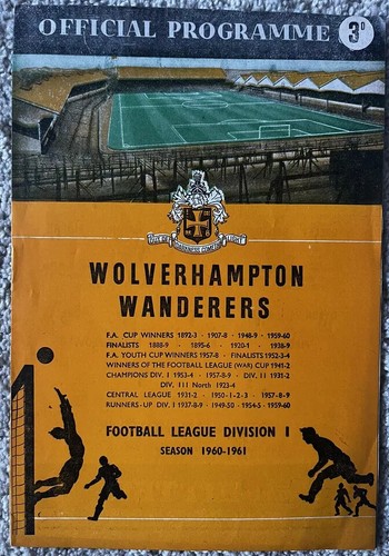 1960 1961 wolverhampton - 1960,