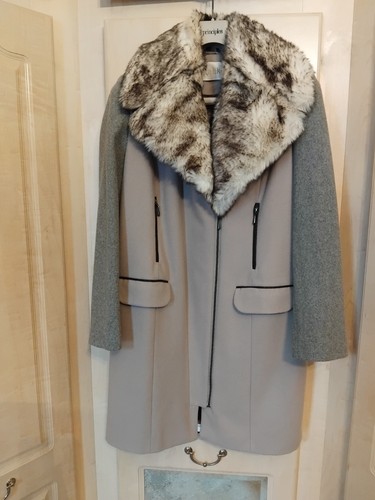 Striking light beige and - light,