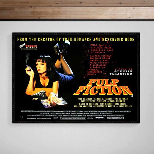Pulp fiction 1994 poster - pulp,