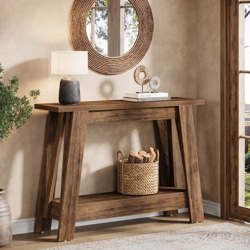 Farmhouse console table tier - console,