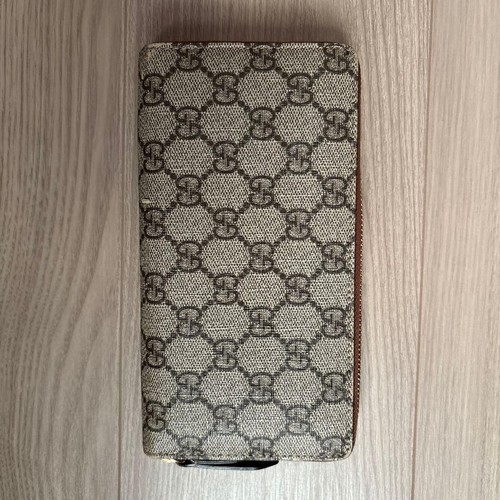 Gucci long wallet beige - gucci,