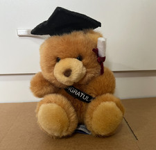 DS Nicholass Congratulations Graduation Bear Soft Toy Plush 7"